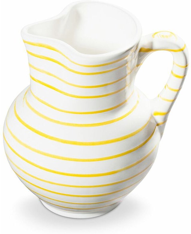 Gmundner Keramik - Gelbgeflammt, Krug Wiener Form 1 Liter