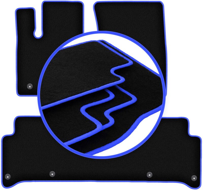 CARLUX-BLUE Autofußmatten für: Range Rover Sport II SUV (2013-)