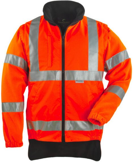 Coverguard - Hi-Way Jacke Größe m orange Polyester abnehmbare Ärmel