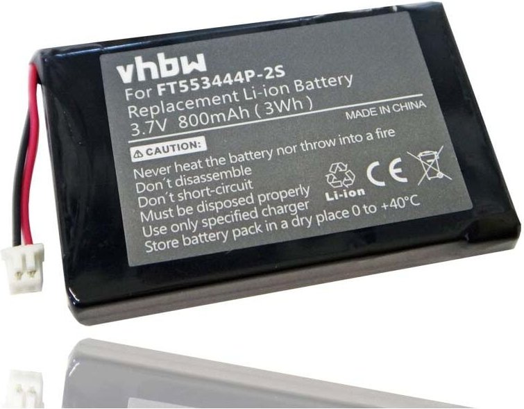 Vhbw - 1x Akku kompatibel mit Stabo 20640, pmr 446 Funkgerät, Walkie Talkie (800 mAh, 3,7 v, Li-Ion)