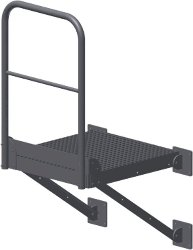 Zarges Umstiegspodest für Steigleiter 940x1.000mm Stahl verzinkt