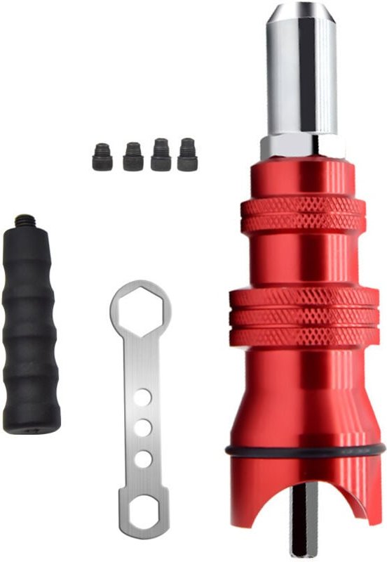 Thumbnail - Elektrischer Nietgerät, Nietadapter-Set für professionelle Akku-Bohrmaschinen und -Schrauber, Nietadapter für Akku-Bohrm...