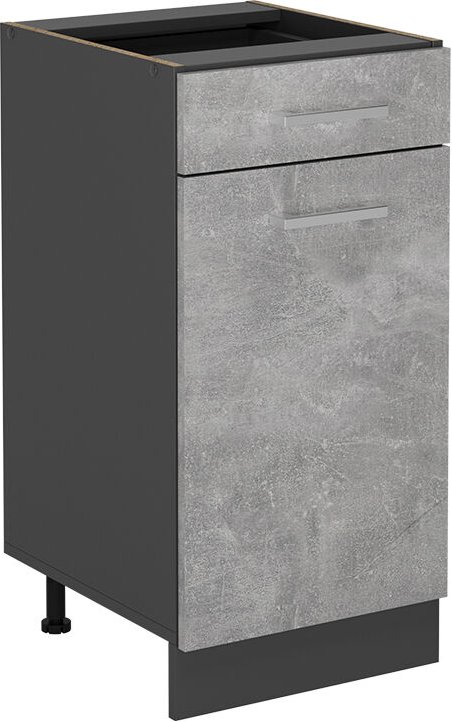 Vicco - Küchenunterschrank R-Line, Beton, 40 cm ohne Arbeitsplatte