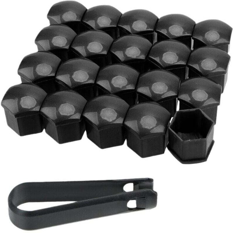 20 Stück Mutternabdeckungen, 17 mm Mutternabdeckungen, Radmutternabdeckungen, universelle Radmutterkappen, Bolzenabdecku...
