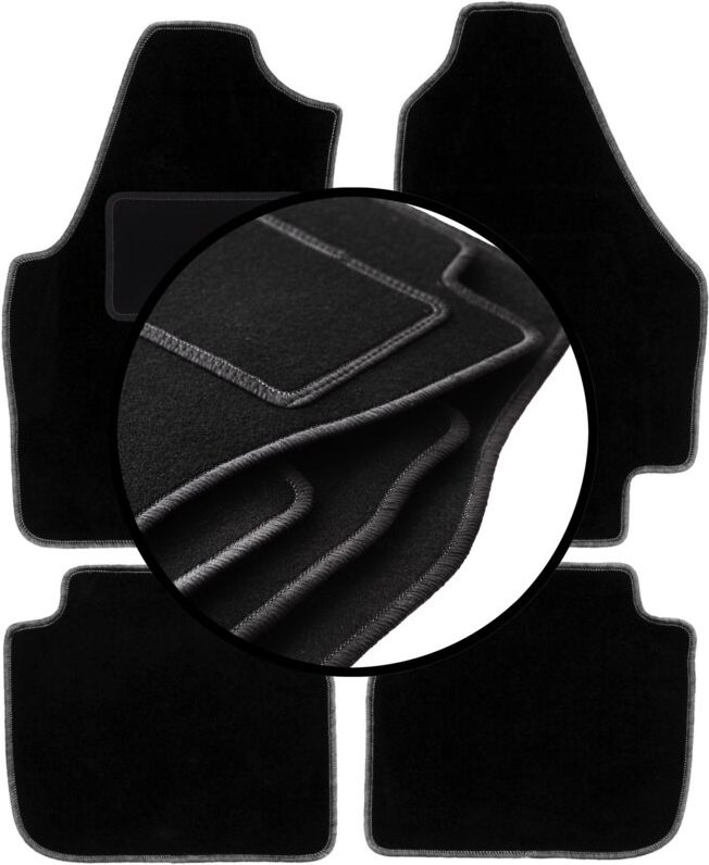 Kompletter Satz Veloursmatten für: Lancia Musa Minivan (2004-2012)
