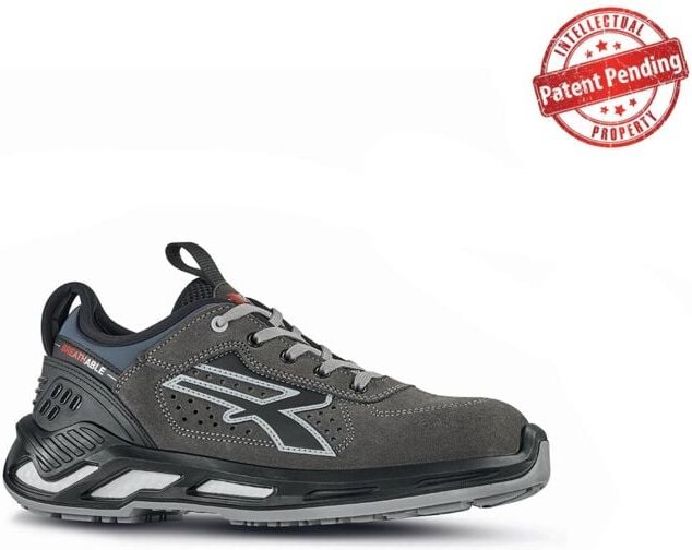 Thumbnail - Sicherheitshalbschuhe aron esd S1P src - Grau/Schwarz 44