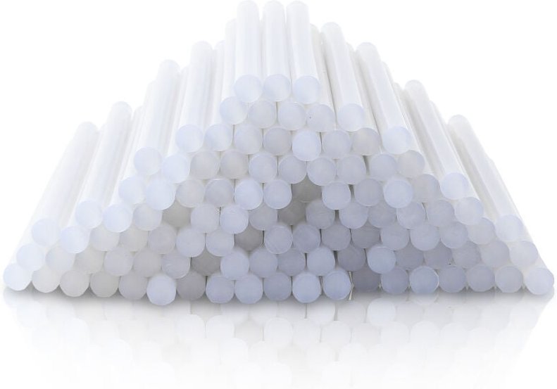 Heißkleber Klebesticks 11mm x 200mm Heißklebestifte Klebepatronen Sticks für diy Kunsthandwerk Transparent 100 Stück - S...
