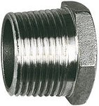 Verschlussstopfen, Sechskant, g 1/2, sw 26, Edelstahl 1.4408 - Riegler