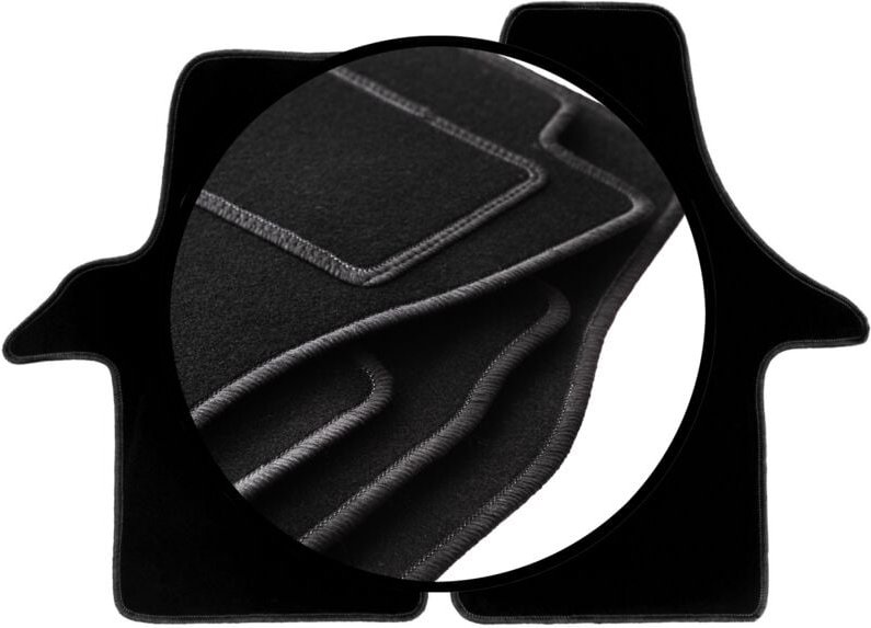 Komplettset Veloursmatten für: Volkswagen Transporter T5 Kastenwagen (2003-2015)