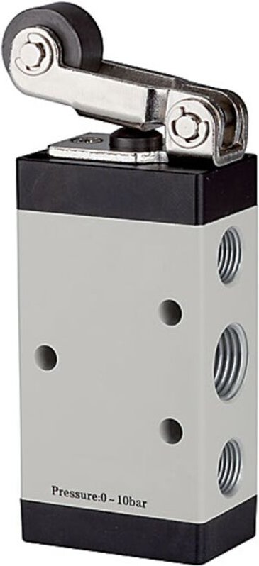 5/2-Wegeventil, mechanisch betätigt, »M5«, Rollenhebel, g 1/4 - Riegler