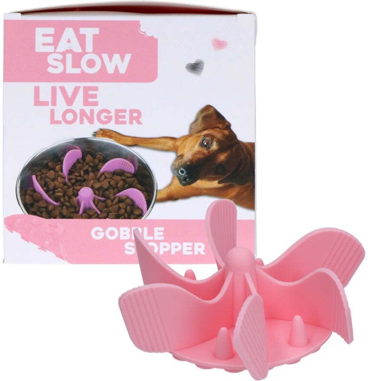 Eat slow live longer gobble stopper m pink