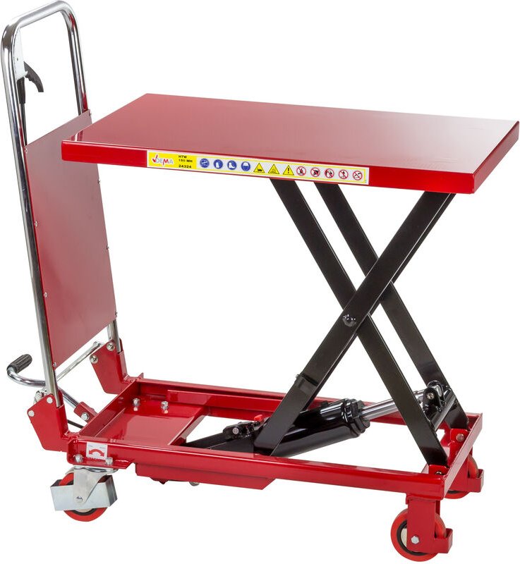 Dema - Hydraulischer Hubtischwagen Hubwagen Hubtisch Tischwagen HTW150 Tragkraft 150 kg