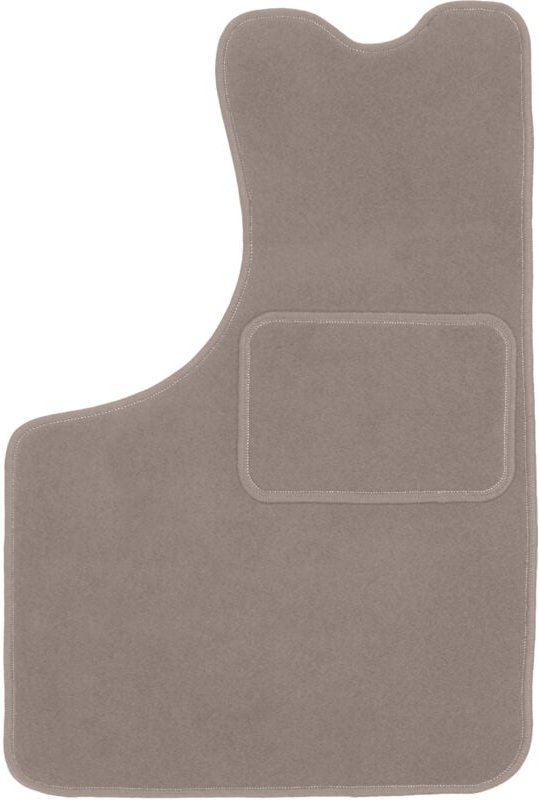 Beige Fahrermatte für: Skoda 1000MB Limousine (1966-1969)