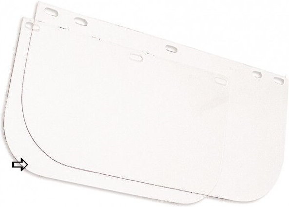 Singer Schutzvisier für EVA805 aus farblosem Polycarbonat - 305x200mm St.1mm - ACC805