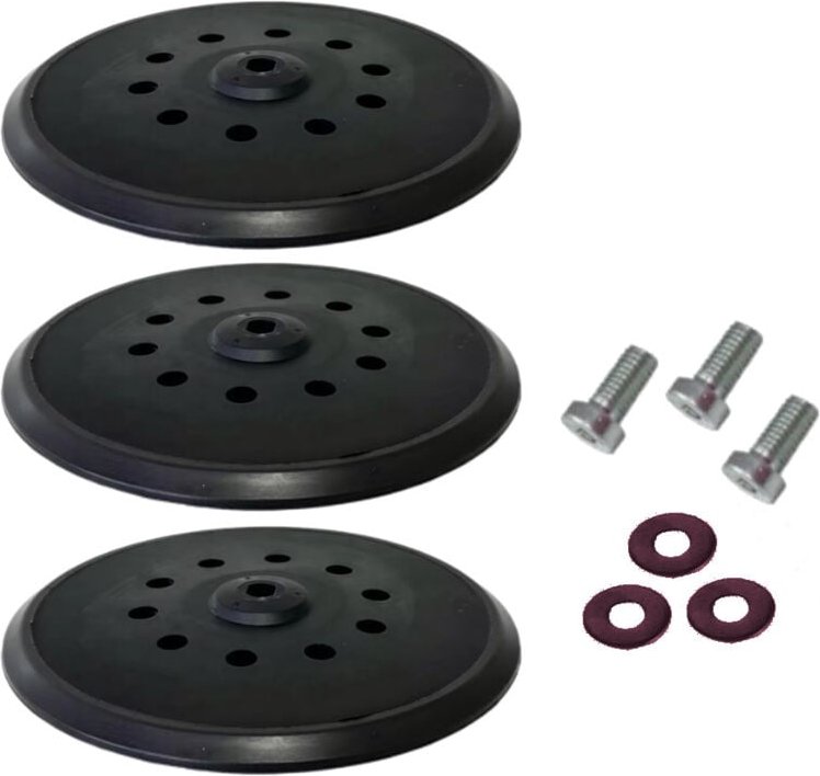 225mm 10-Loch Klett Schleifteller / Stützteller / Haftteller hart für flex Giraffe wst 700, wse 500, wse 7 Trockenbausch...