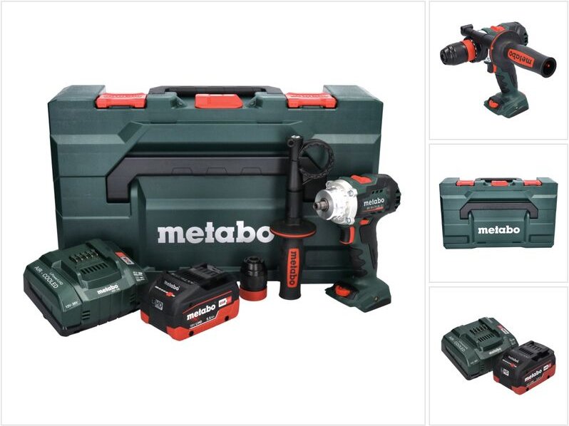 Metabo BS 18 LTX BL Q I Akku Bohrschrauber 18 V 130 Nm Brushless + 1x Akku 5,5 Ah + Ladegerät + metaBOX