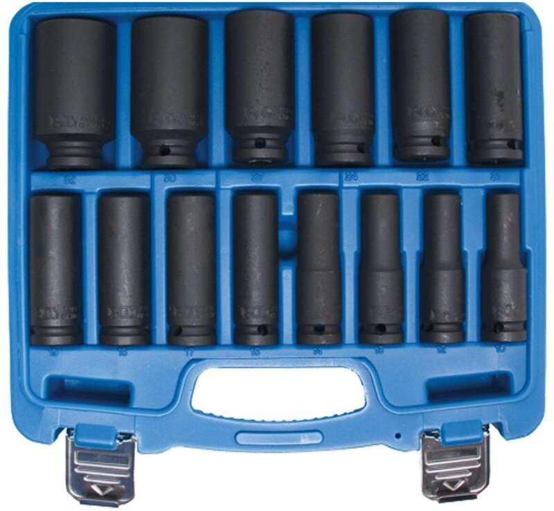 Bgs Technic - Kraft-Steckschlüssel-Einsatz-Satz Sechskant Antrieb Innenvierkant 12,5 mm (1/2') sw 10 - 32 mm 14-tlg.