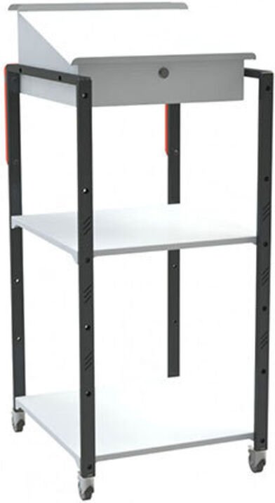 Werkstattpult mit 2 Ablagen und 4 Kufen - 820008487