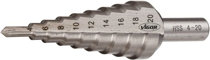 HSS-Stufenbohrer ∙ 4 – 20 mm ∙ V2395 ∙ 4 - 20 mm