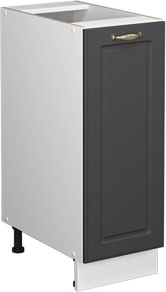 Vicco - Küchenschränke Fame-Line, Anthrazit-Gold, 30 cm ohne Arbeitsplatte
