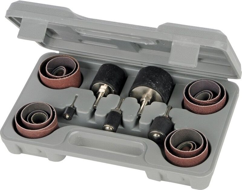 Schleifwalzen, 25-tlg. Satz 80er-Körnung