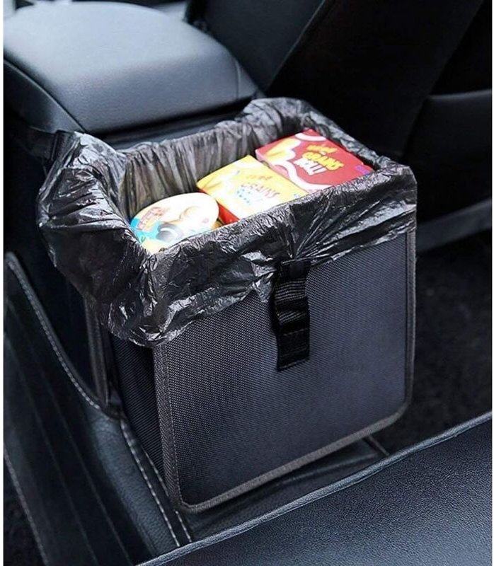 Thumbnail - Sollbry - Auto-Mülleimer, faltbarer hängender Auto-Mülleimer, wasserdichter Auto-Müllbeutel mit großer Kapazität, wasser...