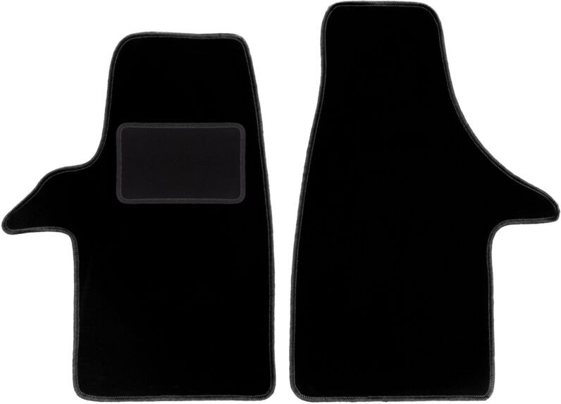 Vordere Matten schwarz für: Volkswagen Transporter T5 Kastenwagen (2003-2015)