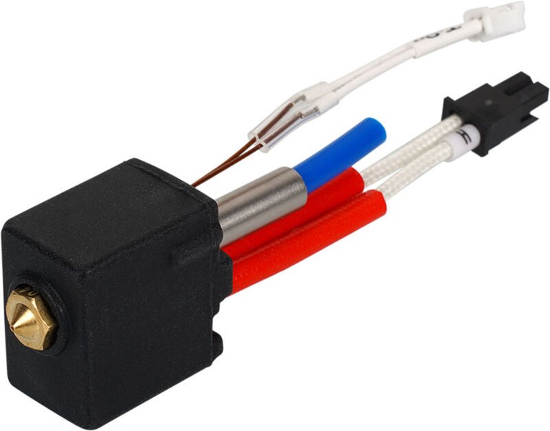 FüR 2 Hotend Set 24V 60W Kartuschenheizung Extruderkopf MessingdüSe für Neo/Max/Plus 3D-Drucker