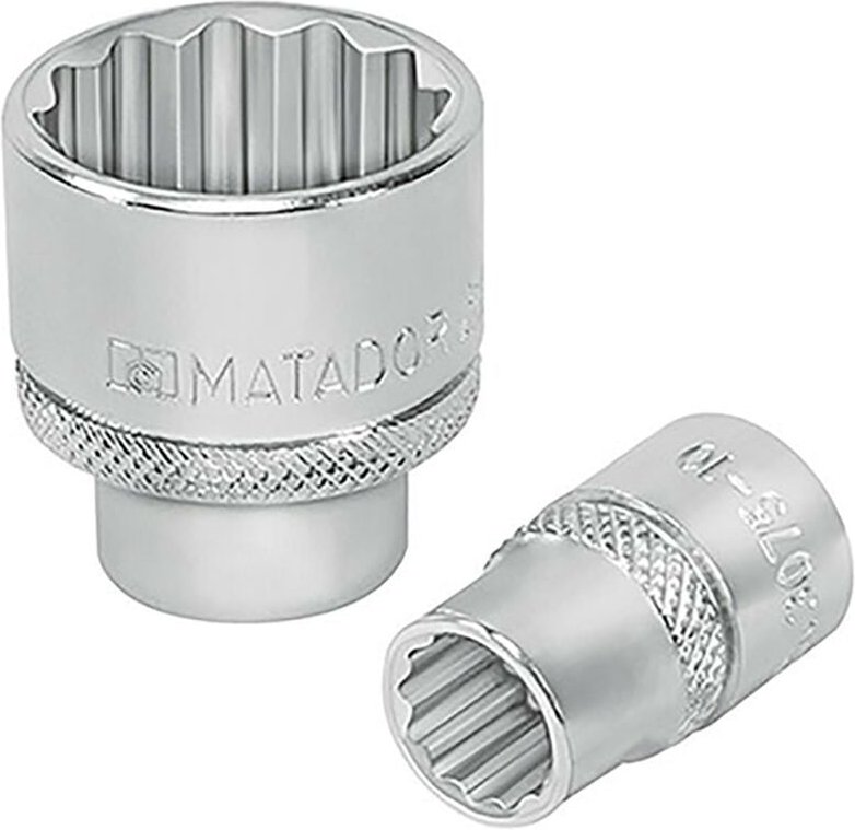 Steckschlüssel-Einsatz, 12-kt., 12,5 mm (1/2'): 3/8' a