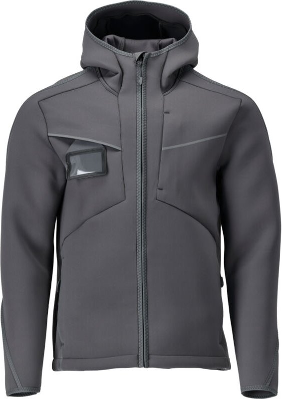 Mascot MASCOT® CUSTOMIZED Soft Shell Jacke mit Kapuze 22086-662-89 Gr. S grau