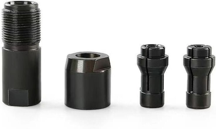 Thumbnail - 3/6-mm-Winkelschleifer, modifizierter Adapter auf gerades Spannfutter für Gewindeschleifschneider Typ 100 M10