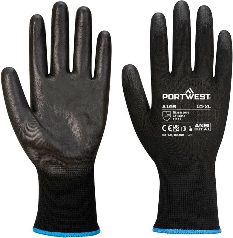 Thumbnail - Touchscreen-PU-Handschuhe Schwarz S – Größe 7
