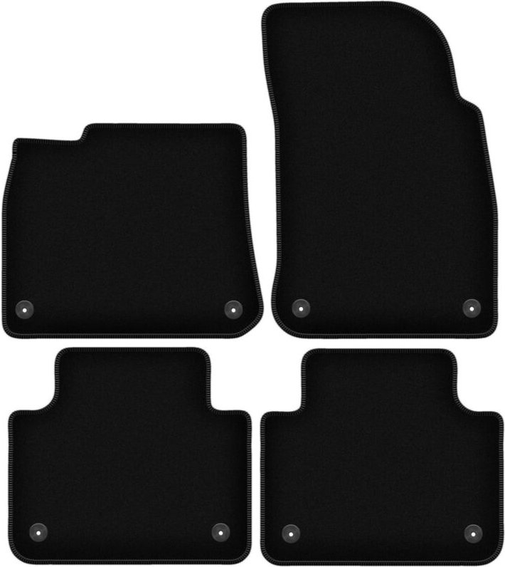 BASIC schwarze Veloursmatten für: Volkswagen Touareg III SUV (2018-)