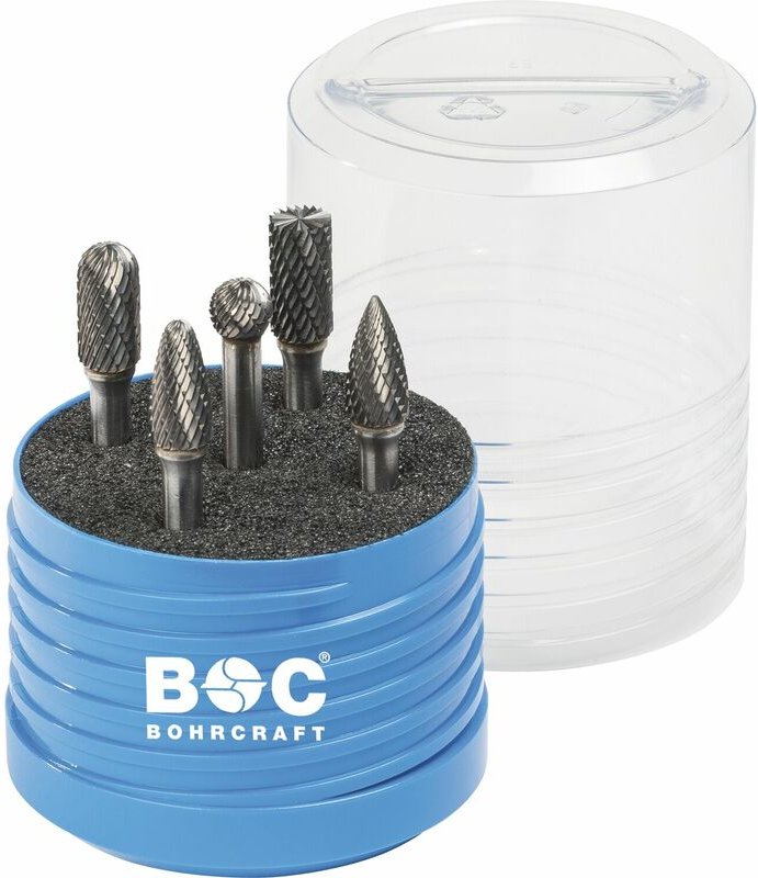 Bohrcraft - Frässtift-Satz hm 5-teilig