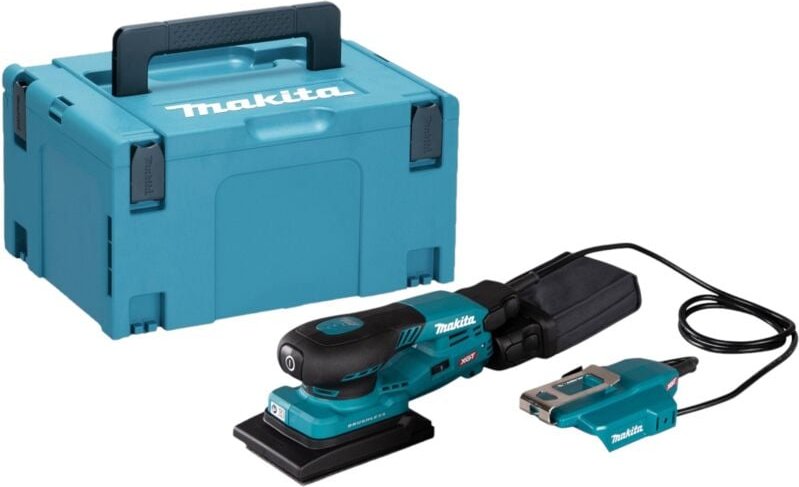 Bo 005 CGZ01 Akku Schwingschleifer 40 v max. 80 x 130 mm 3,0 mm Hub Brushless + Makpac - ohne Akku, ohne Ladegerät - Mak...