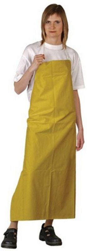 Pvc - Gummischürze gelb 90 x120 cm