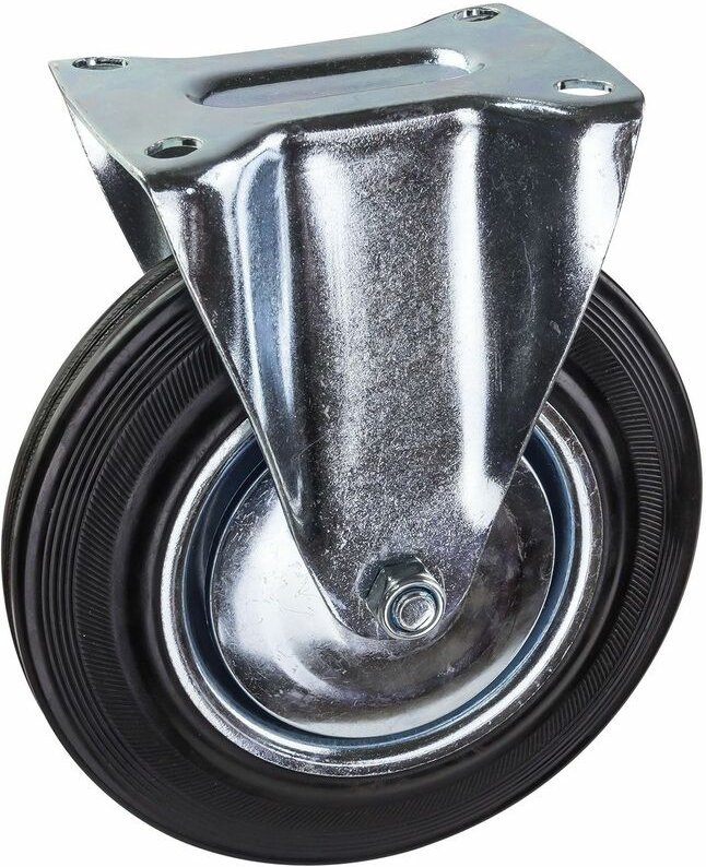 Transportrolle Bockrolle gummiert d=200 mm bis 185 kg Gummirolle Lastrolle
