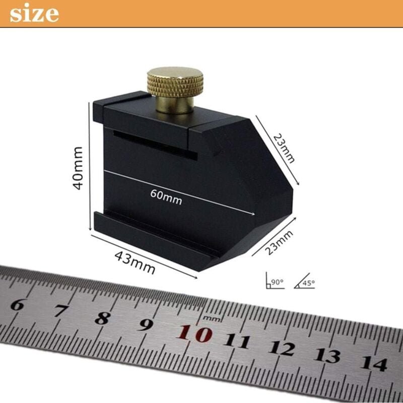 Thumbnail - 30 cm Metalllineal, Edelstahllineal, Positionierungsblock, Parallellineal, 45-Grad- und 90-Grad-Linienzeichnungswerkzeug...