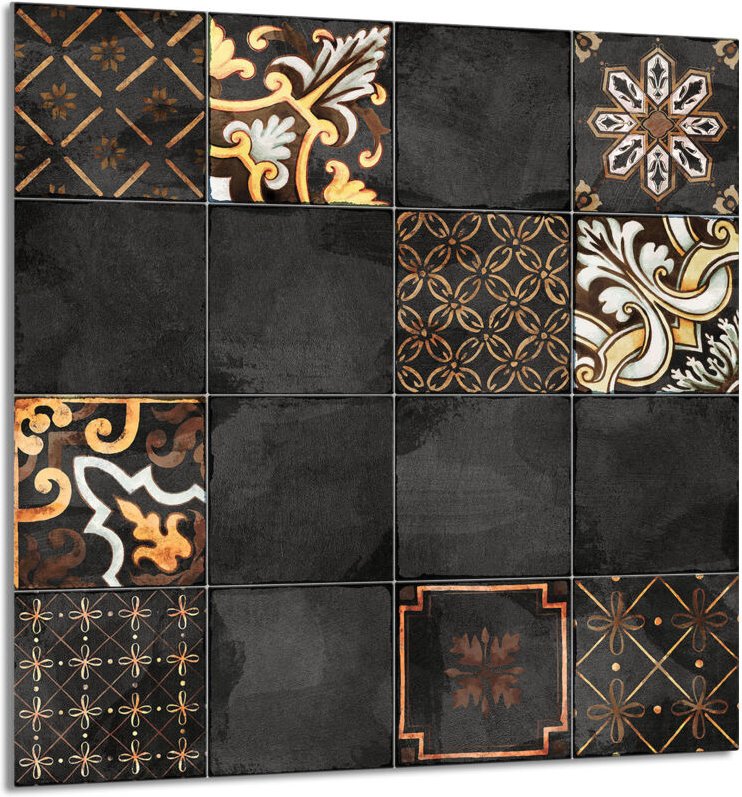 GLASPLATTE FÜR KÜCHE 60x65 Mosaik