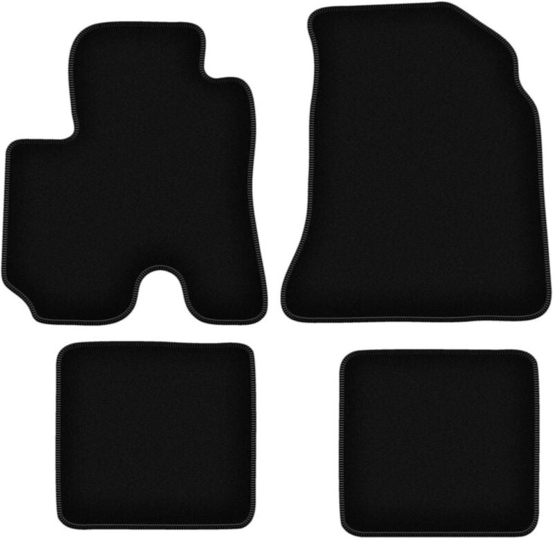 BASIC schwarze Veloursmatten für: Toyota RAV4 II FL 3-Türer (2003-2005)