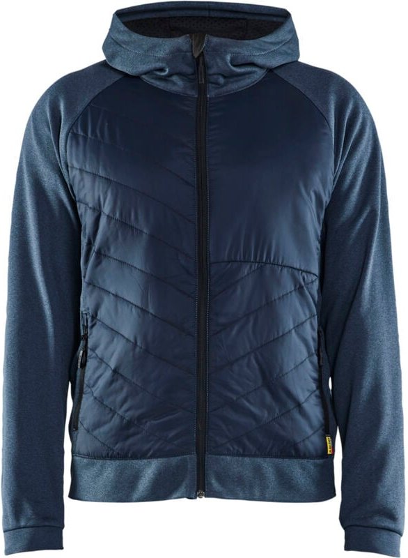 Hybrid-Arbeitssweat 3463 - Blau/Dunkelmarine XS