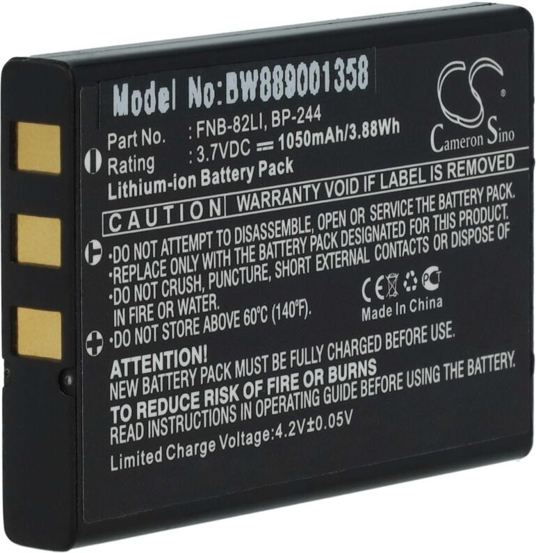 Vhbw - Akku kompatibel mit Maas AHT-7 Funkgerät, Walkie Talkie (1050mAh, 3,7V, Li-Ion)