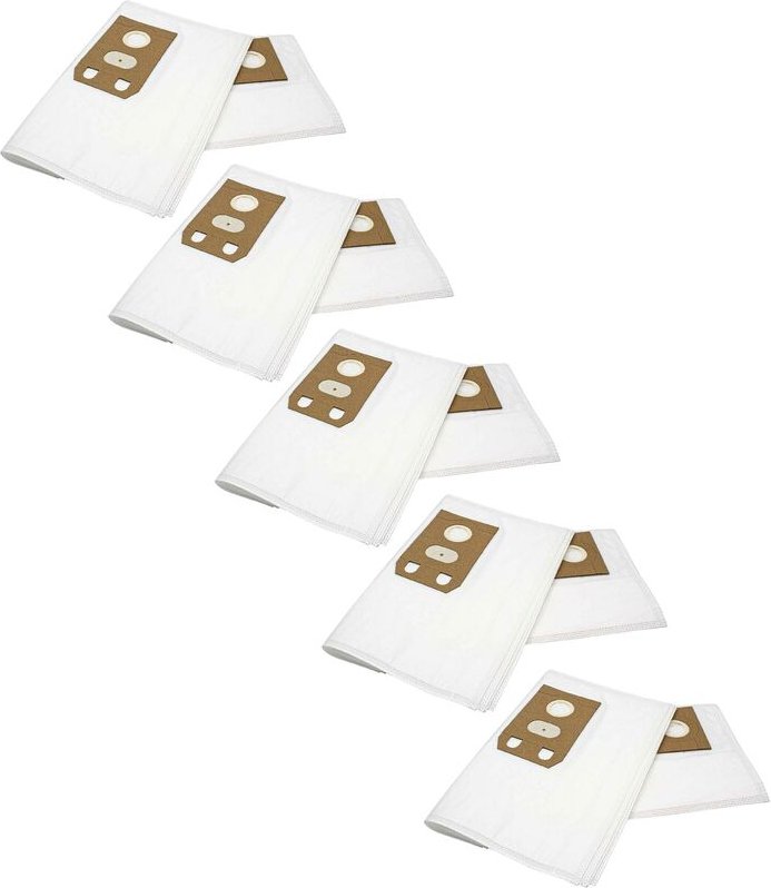 50x Staubsaugerbeutel kompatibel mit Progress Exclusiv E570E, E575E, E590E Staubsauger - Mikrovlies, 33cm x 23cm, Weiß -...