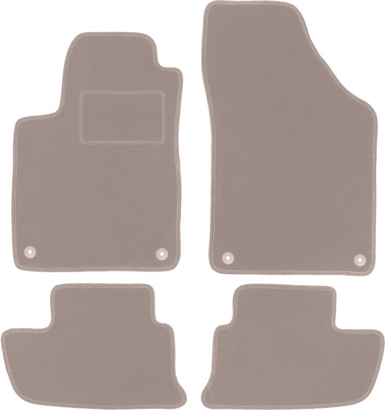 Beige Veloursmatten für: Peugeot RCZ Coupé (2010-2015)
