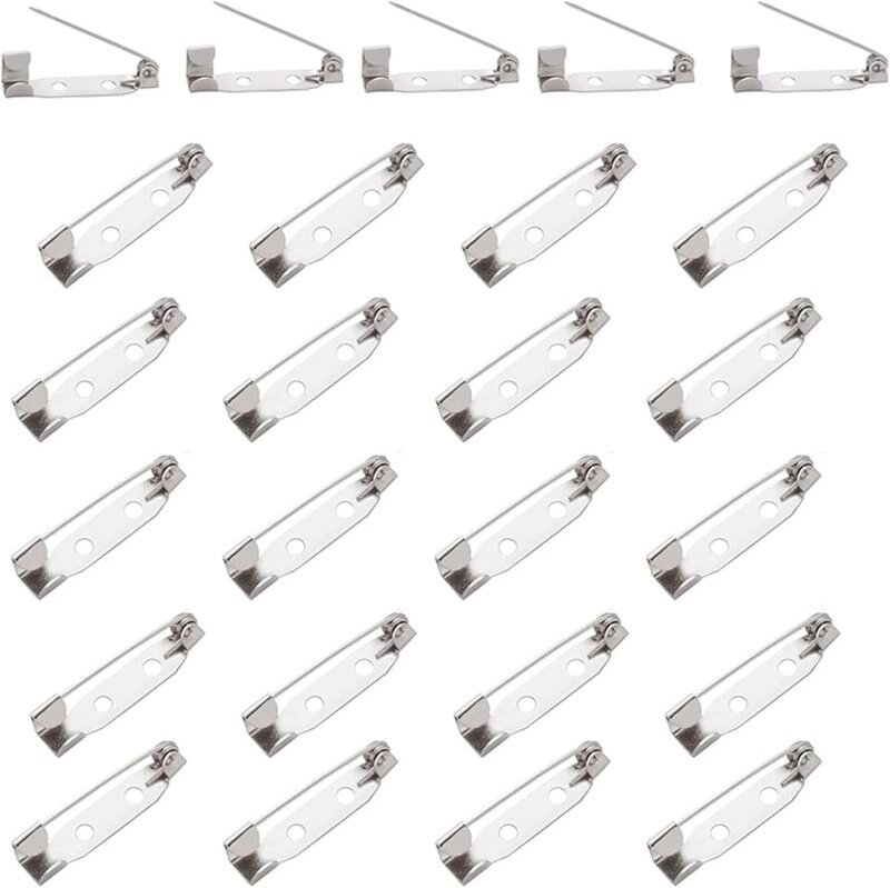 200 Stück Anstecknadel, Broschennadeln 2cm Safety Pin für diy Handwerk Schmuck Handwerk Ton Sicherheitsnadeln für Brosch...