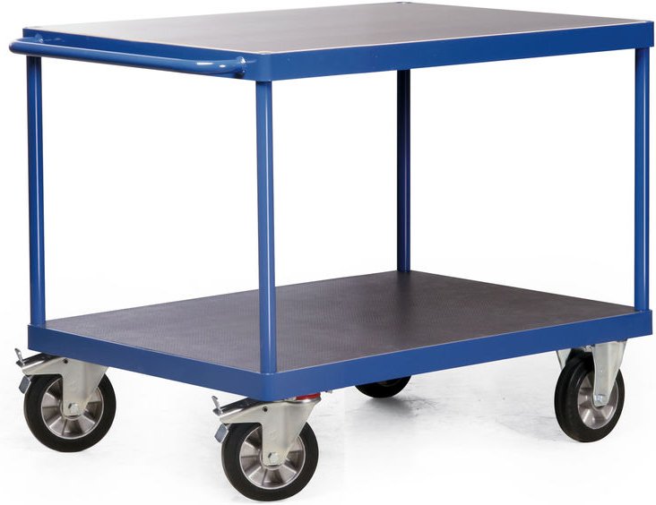 Protaurus Tischwagen R1200 mit 2 Ladeflächen und Schiebegriff 1200kg Tragkraft 2000x800mm