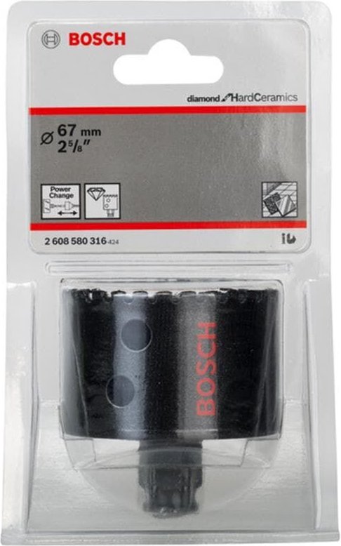 Diamant Lochsäge Diamond f. Hard Ceramics 67mm 2608580316 - Bosch