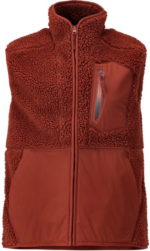 Mascot Faserpelz Thermo-Weste mit Reißverschluss Gr. L, Herbstrot