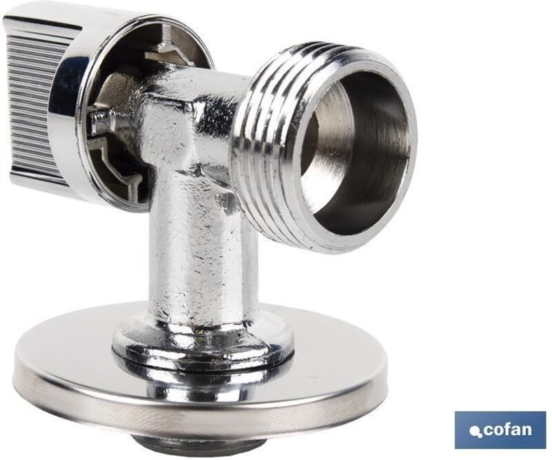 Vierkantventil 1/2 x 3/4 Vertikale Anti-Kalk-Waschmaschine