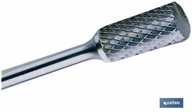 Zylindrischer Rotationsfräser mit 12-mm-Schliff.